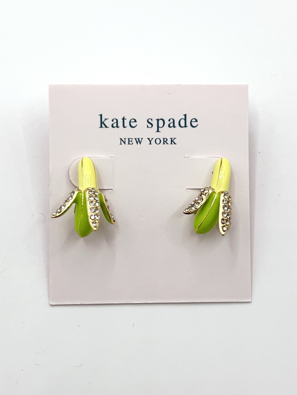 Kate Spade banana earrings